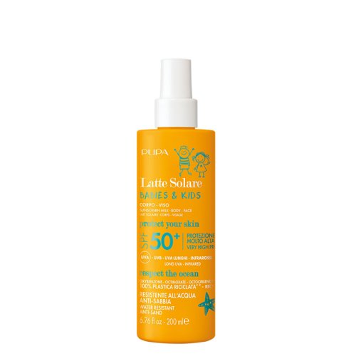 PUPA Babies & Kids - Lait Solaire SPF50 - Corps & Visage PUPA Babies & Kids - Lait Solaire SPF50 - Corps & Visage